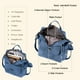 thumbnail image 3 of ROOSALANCE Mochila Monedero para Mujer, Mochila Mujer Monedero Pequeño Cuero Impermeable Antirrobo Bolsos de Hombro Bolsos Mujer, 3 of 5