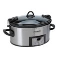thumbnail image 1 of Crock-Pot SCCPVL610-S-A Mijoteuse Programmable de 6 Pintes Cook & Carry avec Minuterie Numérique, Acier Inoxydable, 1 of 2