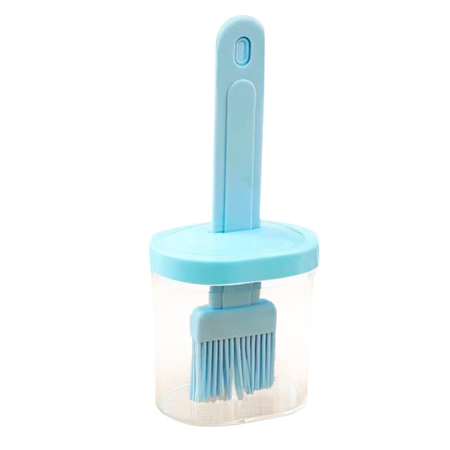 AKEGAMN Integrated Oil Brush Oil Bottle Oil Filling Bottle With Silicone Brush Two In One Silicone Measurement Filling Bottle For Kitchen Cooking Frying Baking Grilling Pancakes