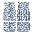 thumbnail image 1 of Fotbe Beautiful Butterflies Juego de 4 Tapetes para Auto con Estampado – Alfombrillas de Goma Reforzada, Diseño Antideslizante, Protección para Todo el Año – Vehículos, Autos, Camionetas y SUVs, 1 of 7