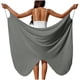 thumbnail image 2 of Playa de las Mujeres Cubre-Ups Sheer Chiffon Sarong con Correa Ajustable Alta Hendidura Que Fluye Envoltura Drapeada para Piscina, 2 of 9