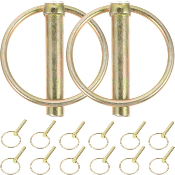 MLINS  16 Pcs Trailer Parts 3 Point Tiller Tractor Safety Pin Loads Hitch Receivers