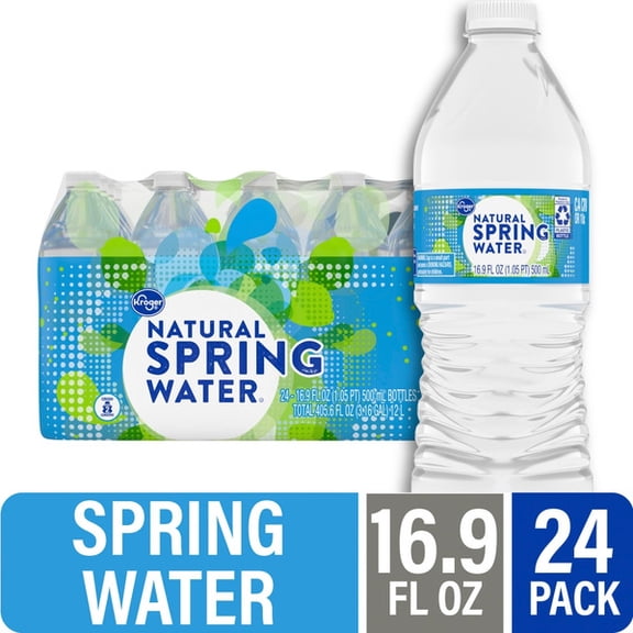 Kroger® Natural Spring Bottled Water 16.9 fl oz 24  PACK