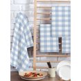 thumbnail image 2 of Light Blue Plaid Kitchen Dish Towels for Drying Dishes Set of 3, Modern Minimalist Country Waffle Weave Microfiber Hand Tea Bathroom Towels Quick Dry & Absorbent Towel 15.7x23.6, 2 of 7