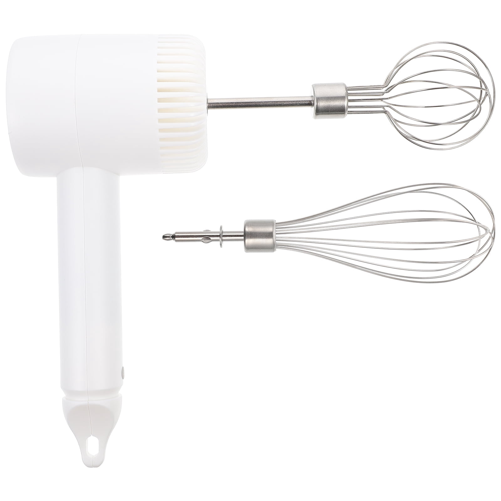Batidora Mini Eléctrica Inalámbrica - Para Batir Huevos, Hacer Espuma De Leche, Crema Y Mezclar Bebidas (Color Blanco)