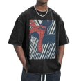 thumbnail image 1 of Spider-Man Men's Vintage Washed Drop Shoulder Short Sleeve T-Shirt, 1 of 7