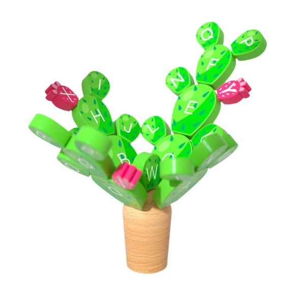 Xuanheng Balancing Cactus Toy Preschool Fun Cactus Stacking Building Toy for Toddlers