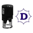thumbnail image 1 of Printtoo Office Stationary R-40 Alphabet D Monogram Octagon Celtic Swirl Frame Self Inking Rubber Stamp, 1 of 3