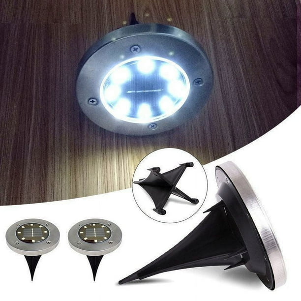 Luz subterránea NikouMX lámpara solar impermeable LED