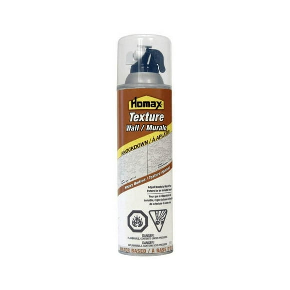 Spray de Réparation de Mur et de Plafond à Texture Knockdown - Blanc, 20 oz