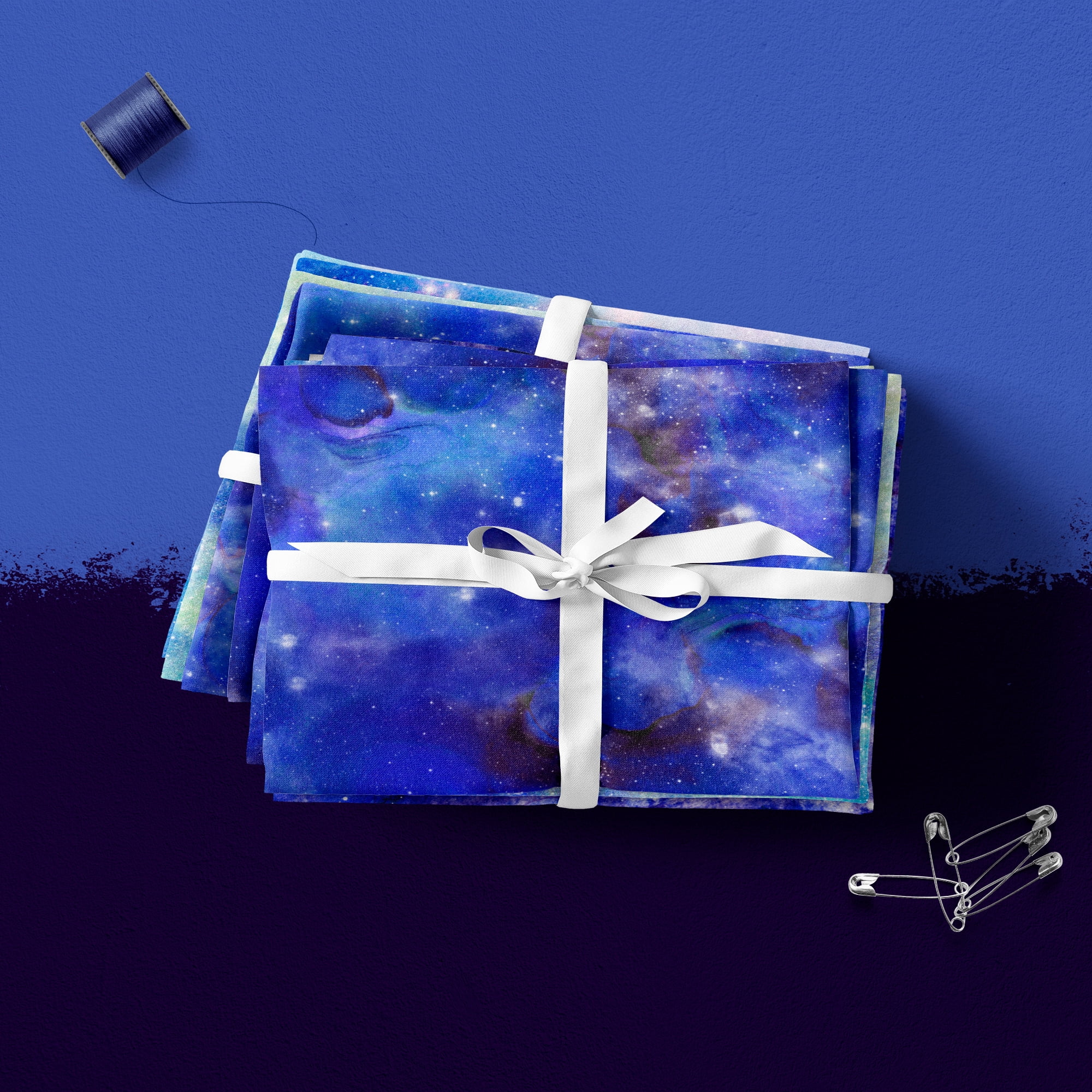 Create It 18"x21" Cotton Celestial Precut Sewing & Craft Fabric Bundle, Multicolor 5 Piece