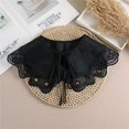 thumbnail image 2 of CAILDANL Lace Fake Collar Detachable Blouse Collar Little Shawl Top Decorative Collar for Women Girls, 2 of 4