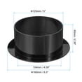thumbnail image 2 of Uxcell 5" Duct Connector Flange ABS Exhaust Flange Duct Mounting Plate for Air Heating Cooling HVAC, 2 of 5