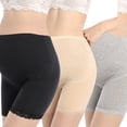 thumbnail image 3 of 4PCS Women's Seamless Maternity Shapewear for Dresses Pregnancy Shorts Panties High Waist Mid-Thigh Underwear, 3 of 10