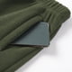 thumbnail image 4 of Pantalones largos para hombre, color liso, con bolsillo y cordón ajustable, de felpa, para exteriores, cálidos, para senderismo, de forro polar grueso, de poliéster., 4 of 7