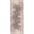 thumbnail image 3 of Rug Branch Transitional Vintage Classic Grey Beige Indoor Runner Rug - 2x8, 3 of 4