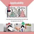 thumbnail image 3 of Cubierta de buzón con diseño de árboles de Navidad, magnética, tamaño estándar, 21 x 18 pulgadas, copos de nieve navideños, cuadros de búfalo, decoración decorativa para buzón, decoración para, 3 of 8