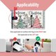 thumbnail image 3 of Cubierta de buzón con diseño de árboles de Navidad, magnética, tamaño estándar, 21 x 18 pulgadas, copos de nieve navideños, cuadros de búfalo, decoración decorativa para buzón, decoración para, 3 of 8