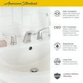 thumbnail image 2 of American Standard Colony Pro Widespread 2-Handle Bathroom Faucet 1.2 GPM in Brushed Nickel, 2 of 5
