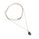 thumbnail image 2 of Collar de 3 capas para mujer, colgante de forma Irregular, joyería, collar, accesorio de ropa, 2 of 5