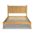 thumbnail image 3 of Grain Wood Furniture Shaker Solid Wood Panel Platform Bed, King Size, Natural, 3 of 8