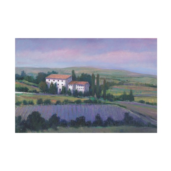 Trademark Fine Art Tim OToole Soft Lavender Fields I Canvas Wall Art