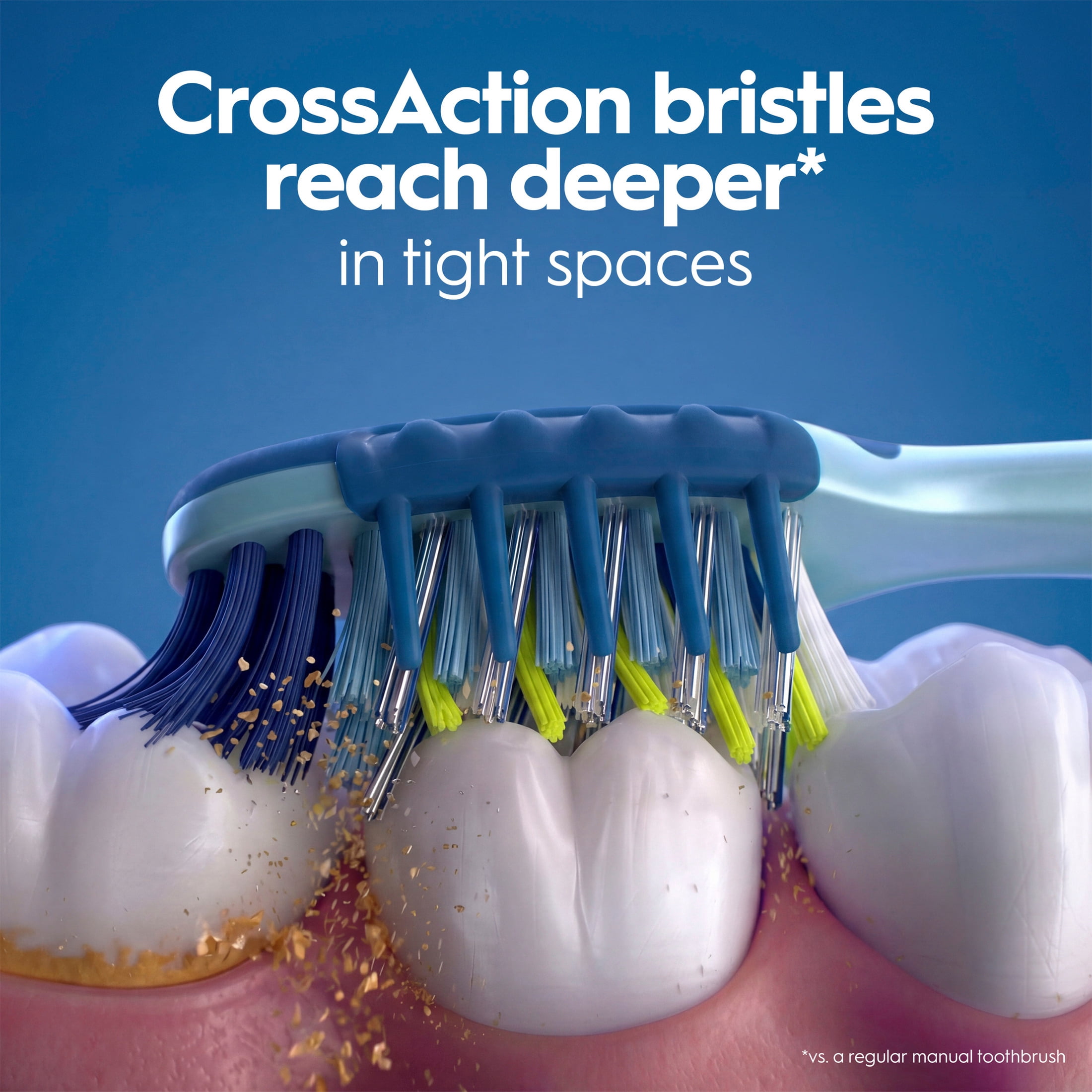 Oral-B PRO-HEALTH CrossAction Toothbrush, NFL, Soft 2 Count