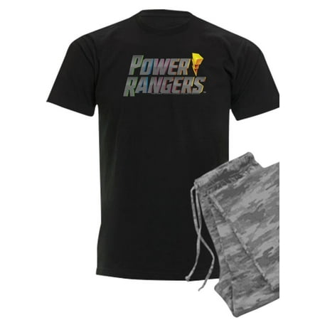 

CafePress - Power Rangers Stacked Logo - Men s Dark Pajamas