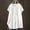 #019-White, variant on Wowcloth Womens Summer Linen-like Short Sleeve Blouse with Round Neck, Half Button Design and Pleated Detail, Solid Color Casual Top for Daily Wear and Office