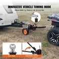 thumbnail image 3 of VEVOR Adjustable Trailer Dolly, 1500lbs Tongue Weight Capacity, 2 in 1 Trailer Mover with 23.6''-35.4'' Adjustable Height & 2'' Ball, 16'' Pneumatic Tires & Universal Wheel, for Moving Car RV Trailer, 3 of 9