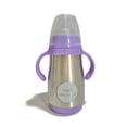 thumbnail image 1 of Baby Lamby Dual Insulation Stainless Steel Baby Bottle - Purple, 1 of 1