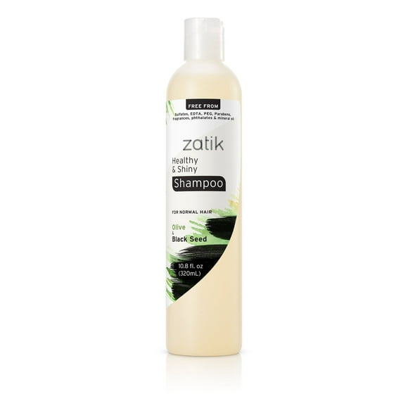 Champú Zatik Naturals Healthy Shiny Olive Black Seed 320 ml
