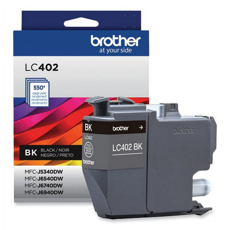 LC402BKS Ink, 550 Page-Yield, Black LC402BKS Ink, 550 Page-Yield, Black