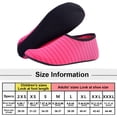 thumbnail image 3 of Sonducket 1 par de zapatos de playa, antideslizantes, de secado rápido, calcetines descalzos, cómodos, para nadar, zapatillas subacuáticas para Rose Red Type3 NO3 Sonducket OD021116-41, 3 of 6