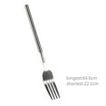 thumbnail image 4 of Bbq Spatula Fork,, Anti Rust Bbq Grill Fork Extended Fork Telescoping Fork Bbq Fork, Extendable Bbq Fork,  For Picnic For Camping ANGGREK Stainless Steel Fork, 4 of 8