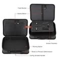 thumbnail image 3 of Barber Tool Bag, Stylish Multifunctional Hair Cutting Grooming Kit Storage Organizer Large Capacity  for Combs, 3 of 8