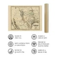 thumbnail image 4 of HISTORIX 1846 Map of Texas State Vintage Poster Wall Art Print, 24 x 30 Inch, 4 of 8