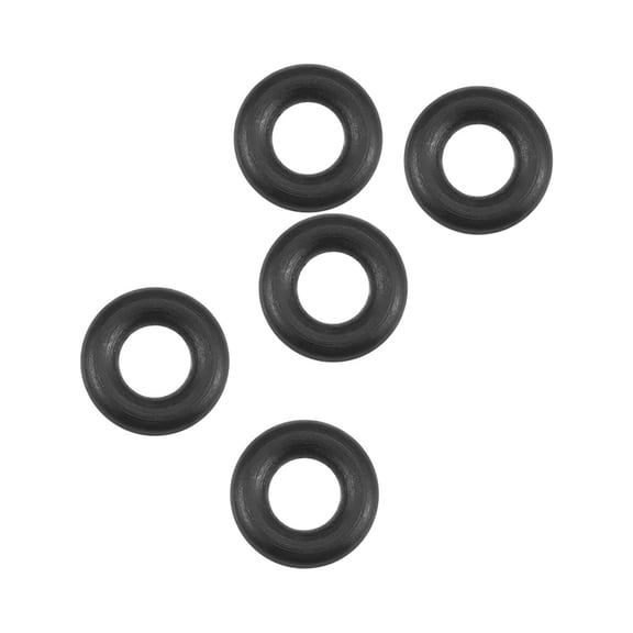 O-Rings Nitrile Rubber 3mm Inner Diameter 6.6mm OD 1.8mm Width Round Seal Gasket 5Pcs