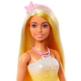thumbnail image 2 of Barbie Royal Doll with Brightly Highlighted Fantasy Hair, Colorful Accessories, Yellow Ombre Bodice & Butterfly-Print Skirt, 2 of 5