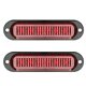 thumbnail image 1 of 2x rojo 24v 12v Led marcador lateral luz de liquidación lámpara Rv camión remolque, 1 of 5