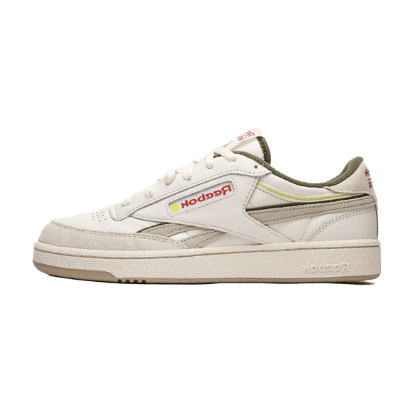 REEBOK MENS Club C Revenge "White/Beige/Green" 100208952 100208952 from Stadium Goods