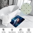 thumbnail image 3 of Shark Polyester Non-Slip Machine Washable Bath Rugs Office Mat Floor Mats, 3 of 6