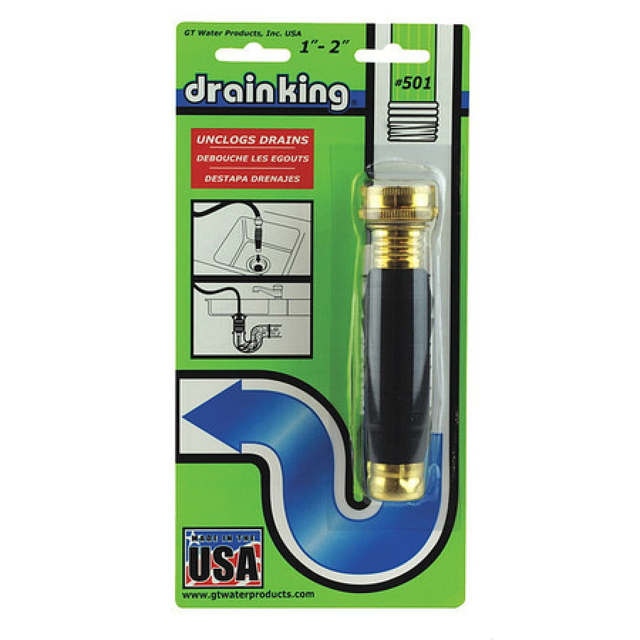 DRAIN KING 501 Drain Opener,1" to 2" Size