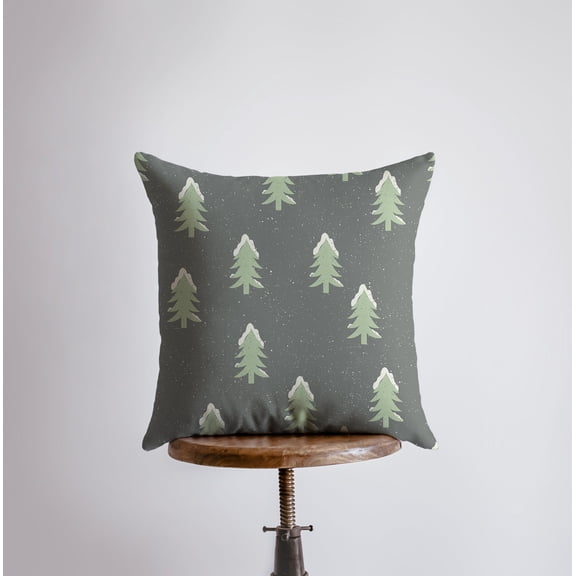 Christmas Trees | Throw Pillow | Pillow Cover | Snow Flakes | Trees | Home Decor | Winter Décor | Christmas tree | Christmas Gifts