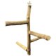 thumbnail image 2 of Pájaro perchas garra molienda masticar juguete poste de madera jaula Yuyangstore percha de pájaro, 2 of 8