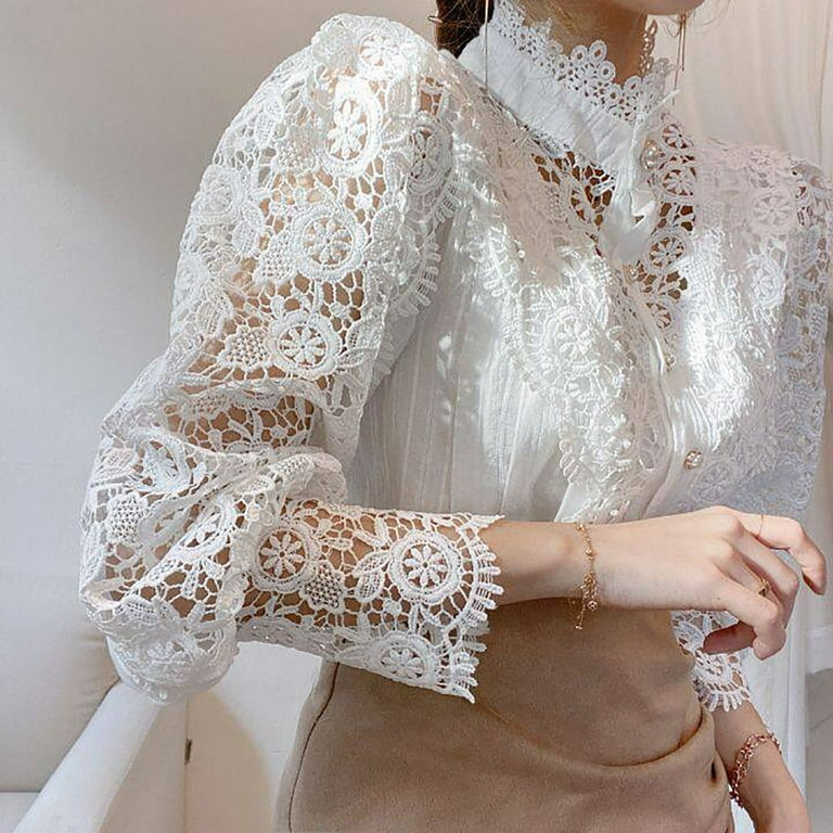 women lace top