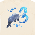 thumbnail image 4 of Inktastic Cute Narwhal 3rd Birthday Boys or Girls Toddler T-Shirt, 4 of 5