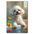 thumbnail image 3 of Bichon Frise Dog Bathroom Decor - Funny Bathroom Decor Wall Art, Dog Bathroom Wall Art and Animal Poster, Dog Bathroom Signs and Funny Bathroom Art UNFRAMED, 3 of 6