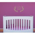 thumbnail image 3 of Nursery Décor Daddy's Girl Antlers Wall Decals Stickers 23x16-Inch Tumbleweed, 3 of 5