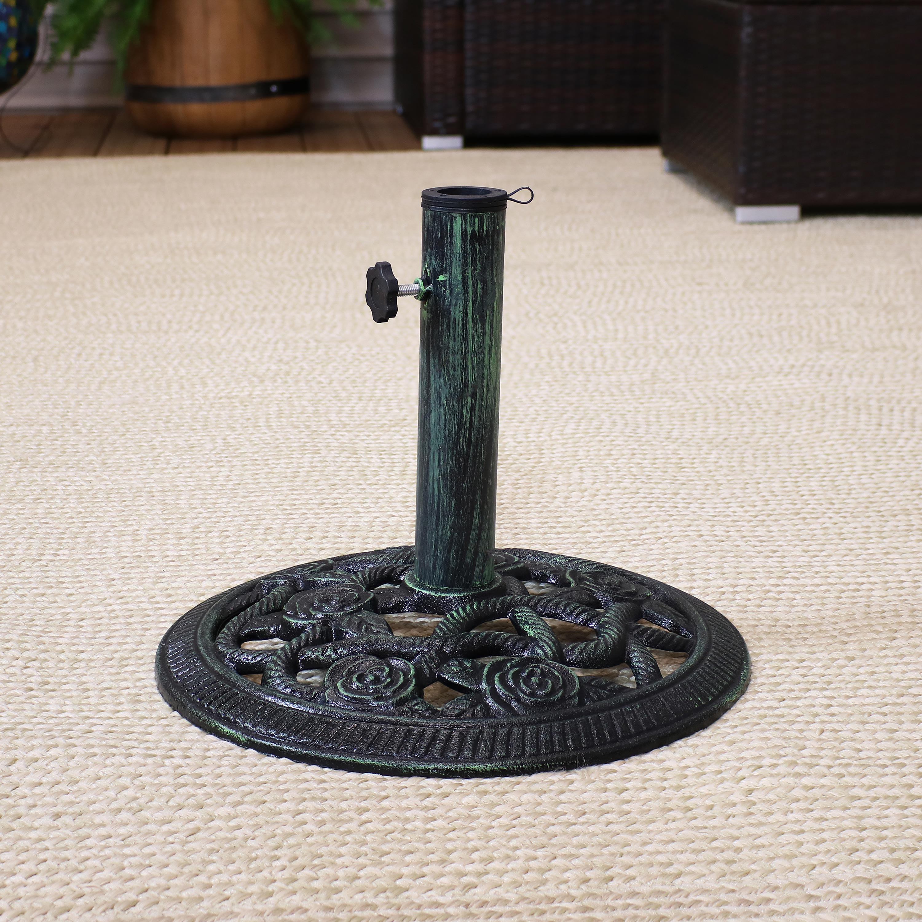 cast iron umbrella stand walmart